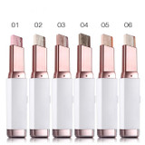Fashion Eye Shadow Stick Double Color Eyes Makeup Cream Natural  Shimmer Glitter
