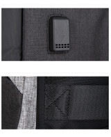 USB Charger Laptop Multi-Function Travel Gray and Black Smart Backpack