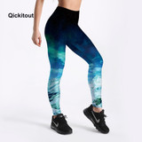 VenusFox Fashion Digital Print Ice and Snow Fitness Leggings VenusFox Fashion Digital Print Ice and Snow Fitness Leggings