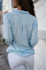 VenusFox Long Sleeve Turn-down Collar Women Blouse