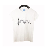 VenusFox Women O-Neck Short Sleeve Graphic Harajuku Tops T-Shirt VenusFox Women O-Neck Short Sleeve Graphic Harajuku Tops T-Shirt