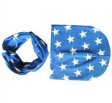 Moeble Baby Spring Hat Set Kids Girls Boys Winter Star Knit Hat Beanie Scarf Infant Hats Set Child