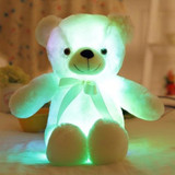 BOOKFONG 50cm Creative Light Up LED Teddy Bear Stuffed Animals Plush Toy Colorful Glowing Teddy Bear