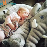 BOOKFONG 1PC 40/60cm Infant Soft Appease Elephant Playmate Calm Doll Baby Appease Toys Elephant BOOKFONG 1PC 40/60cm Infant Soft Appease Elephant Playmate Calm Doll Baby Appease Toys Elephant