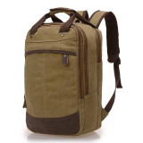 Factory direct foreign trade trend of casual canvas bag man bag computer backpack student leisure
