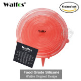 WALFOS 100% Food Grade REAL silicon stretch lids universal lid Silicone saran food wrap-bowl pot WALFOS 100% Food Grade REAL silicon stretch lids universal lid Silicone saran food wrap-bowl pot