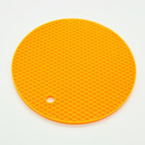 18cm Round Silicone Non-slip Heat Resistant Mat Coaster Cushion Placemat Pot Holder Kitchen