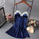 Ladies Sexy Nightdress Silk V-neck Floral Sleepwear Lingerie Babydoll Nightgown Mini Sleeveless Ladies Sexy Nightdress Silk V-neck Floral Sleepwear Lingerie Babydoll Nightgown Mini Sleeveless