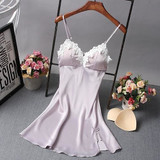Ladies Sexy Nightdress Silk V-neck Floral Sleepwear Lingerie Babydoll Nightgown Mini Sleeveless Ladies Sexy Nightdress Silk V-neck Floral Sleepwear Lingerie Babydoll Nightgown Mini Sleeveless