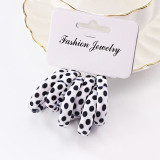 6PCS/Pack New Korean Cotton Print Hair Ropes Leopard High Elastic Headband Elegance Hair Bands For