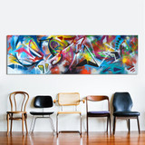 HDARTISAN Colorful Graffiti Oil Abstract Painting Canvas Prints for Wall Art Picture for Living room Home Decor HDARTISAN Colorful Graffiti Oil Abstract Painting Canvas Prints for Wall Art Picture for Living room Home Decor