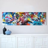 HDARTISAN Colorful Graffiti Oil Abstract Painting Canvas Prints for Wall Art Picture for Living room Home Decor HDARTISAN Colorful Graffiti Oil Abstract Painting Canvas Prints for Wall Art Picture for Living room Home Decor