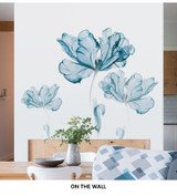 Creative warm wall sticker Nordic flower self-adhesive stickers bedroom living room decoration house decoration wall decor