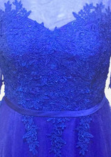NOBLE WEISS Elegant O-Neck A-Line Sweep Train Lace Evening Dress Cheap Prom Dresses Robe De Soiree