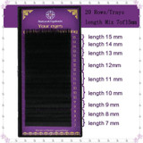 All Size B/C/D curl 1 trays ,mix 7-15mm  high quality synthetic mink,natural mink  False