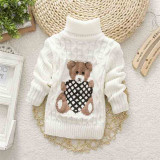 BibiCola  baby sweaters for girls boys kids autumn winter warm cartoon clothing children pullovers