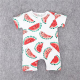 Newborn baby cotton rompers lovely Rabbit ears baby boy girls short sleeve baby costume  Jumpsuits