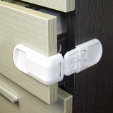 10PCS Drawer lock for children Safety lock baby door Safety buckle Prevent open drawer cabinets Anti