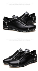 Fashion Big Size Genuine Leather Men Shoes, High Quality Men Casual Shoes, Brand Shoes Men