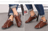 Fashion Big Size Genuine Leather Men Shoes, High Quality Men Casual Shoes, Brand Shoes Men