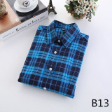 2018 Spring New Brand Women Blouses Long Sleeve Cotton Flannel Plaid Shirts Women Casual Plus Size