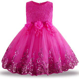 Summer Dress for Children Flower Girls Dress Party Wedding Dress Elegent Princess Vestidos
