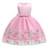 Summer Dress for Children Flower Girls Dress Party Wedding Dress Elegent Princess Vestidos