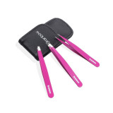 Brainbow 3pcs Eyebrow Tweezer Set Stainless Steel Slant Tip/Point Tip/Flat Tip Eyes Tweezers For