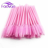 Plastic Handle Eyelashes Brush Disposable Eyelash Brushes Makeup Tool Synthetic Colorful Brushes for