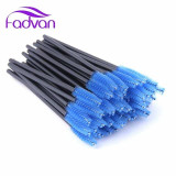 Plastic Handle Eyelashes Brush Disposable Eyelash Brushes Makeup Tool Synthetic Colorful Brushes for