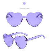 Fashion cute sexy retro Love Heart  Rimless Sunglasses UV400 Fashion cute sexy retro Love Heart  Rimless Sunglasses UV400