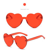 Fashion cute sexy retro Love Heart  Rimless Sunglasses UV400 Fashion cute sexy retro Love Heart  Rimless Sunglasses UV400