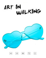 Fashion cute sexy retro Love Heart  Rimless Sunglasses UV400 Fashion cute sexy retro Love Heart  Rimless Sunglasses UV400