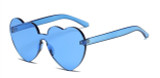 Fashion cute sexy retro Love Heart  Rimless Sunglasses UV400 Fashion cute sexy retro Love Heart  Rimless Sunglasses UV400