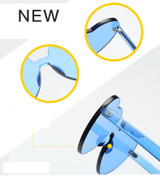 Fashion cute sexy retro Love Heart  Rimless Sunglasses UV400 Fashion cute sexy retro Love Heart  Rimless Sunglasses UV400