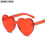 Fashion cute sexy retro Love Heart  Rimless Sunglasses UV400 Fashion cute sexy retro Love Heart  Rimless Sunglasses UV400