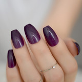 Sugar Grape Purple False Nails Full Cover