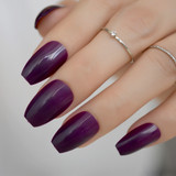 Sugar Grape Purple False Nails Full Cover