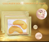2Pcs=1Pair 24K Gold Crystal Collagen Eye Mask