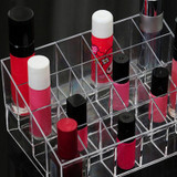 24 Grid Acrylic Makeup Organizer Storage Box Case