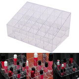 24 Grid Acrylic Makeup Organizer Storage Box Case