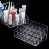 24 Grid Acrylic Makeup Organizer Storage Box Case