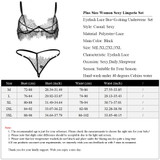 VenusFox sexy lace transparent push up lingerie bralette