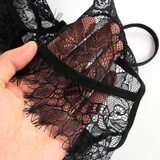 VenusFox sexy lace transparent push up lingerie bralette