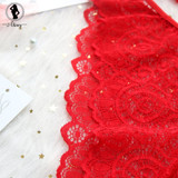 VenusFox sexy floral lace transparent push up lingerie bra and panty set