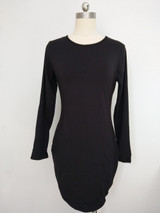 VenusFox Plus Size Women Long Sleeve Mini Bodycon Party Sexy Dresses