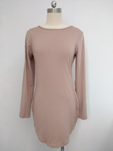 VenusFox Plus Size Women Long Sleeve Mini Bodycon Party Sexy Dresses