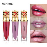 Velvet Matte Lipstick Makeup Golden 5 Color Nude Long Lasting
