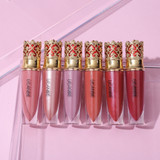 Velvet Matte Lipstick Makeup Golden 5 Color Nude Long Lasting