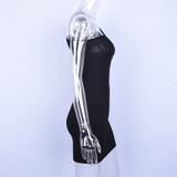 VenusFox Hugcitar cotton one shoulder slope long sleeve high waist sexy bodycon dresses party dress